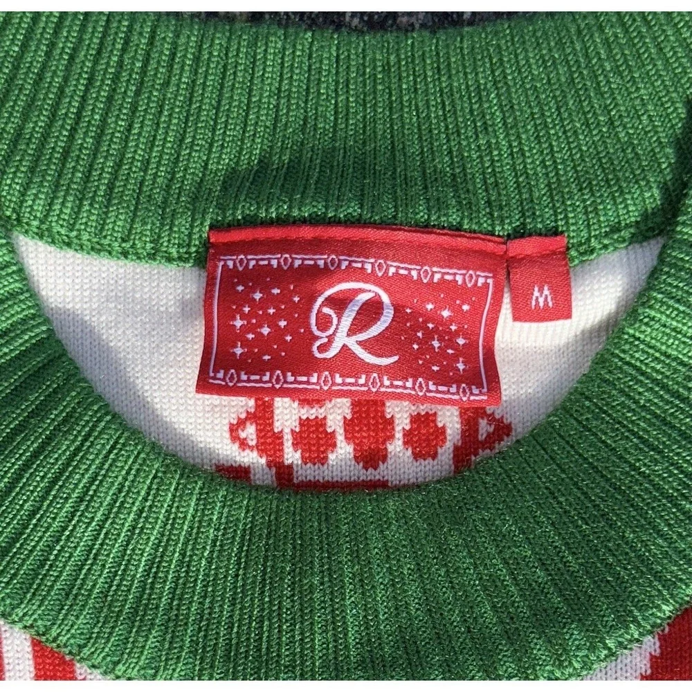 Revolt Ranboo Ugly Christmas Sweater Men's‎ Medium Office Party Grandpa NWOT